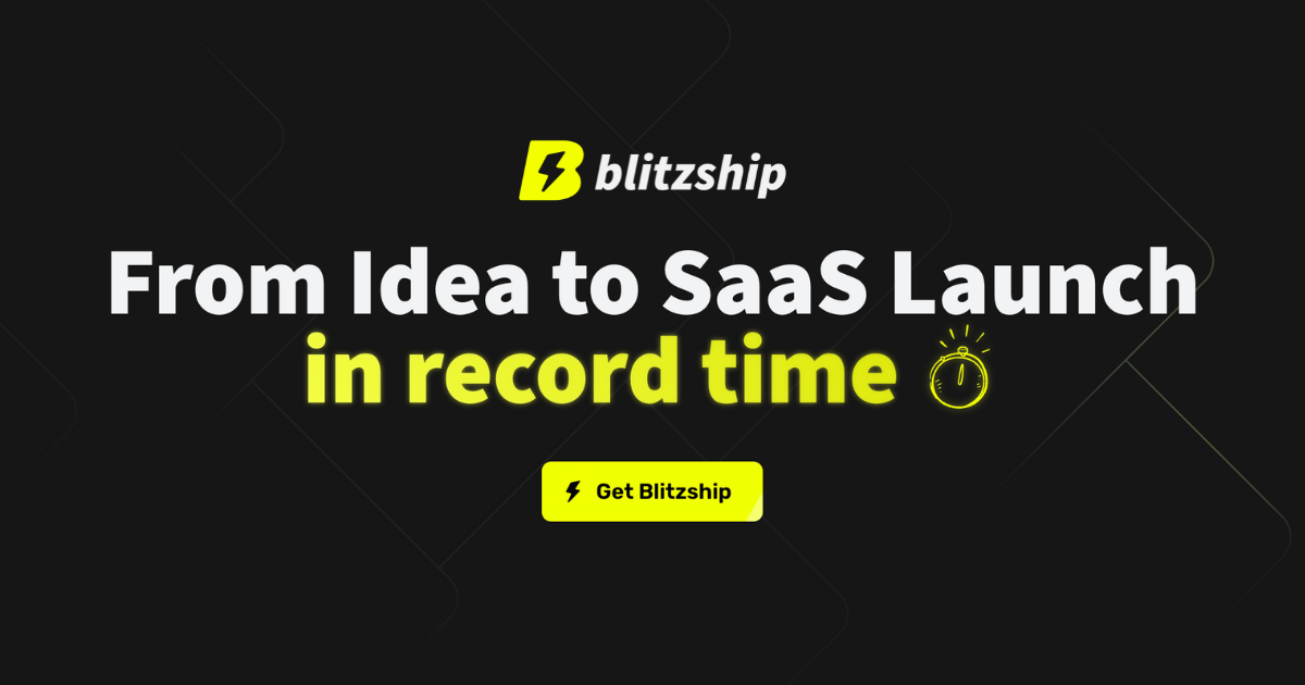 Thumbnail of Blitzship: The AWS-native SaaS boilerplate